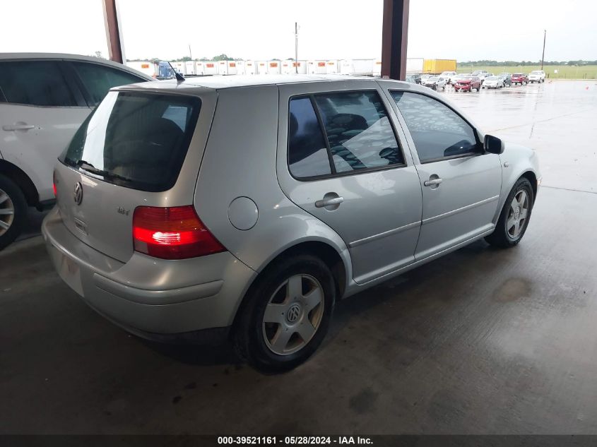 2001 Volkswagen Golf Gls 1.8L Turbo VIN: 9BWGD61J714047152 Lot: 39521161