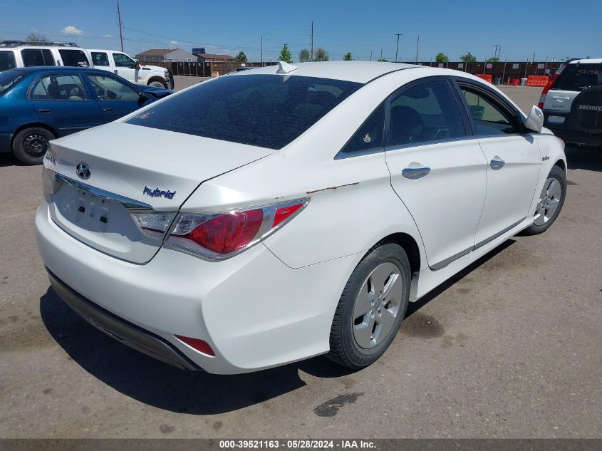 2012 Hyundai Sonata Hybrid VIN: KMHEC4A4XCA062554 Lot: 39521163