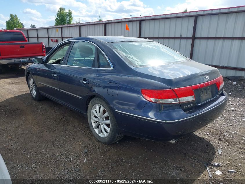 2006 Hyundai Azera Limited/Se VIN: KMHFC46F96A061530 Lot: 39521170