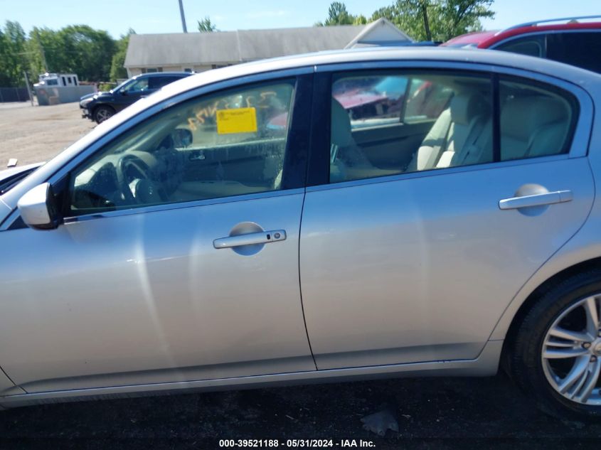 2013 Infiniti G37X VIN: JN1CV6ARXDM753423 Lot: 39521188