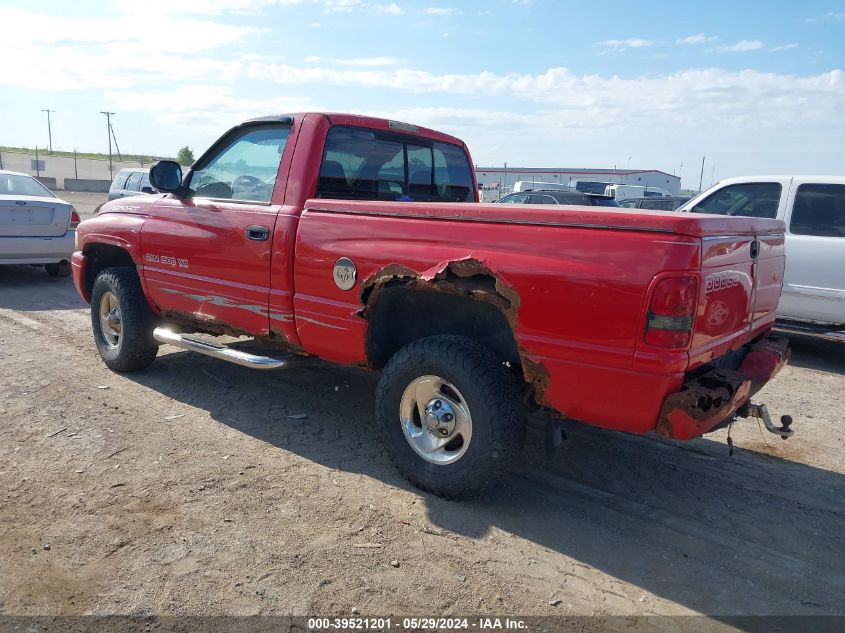 1999 Dodge Ram 1500 St VIN: 1B7HF16Z0XS294592 Lot: 39521201