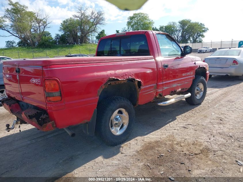 1999 Dodge Ram 1500 St VIN: 1B7HF16Z0XS294592 Lot: 39521201