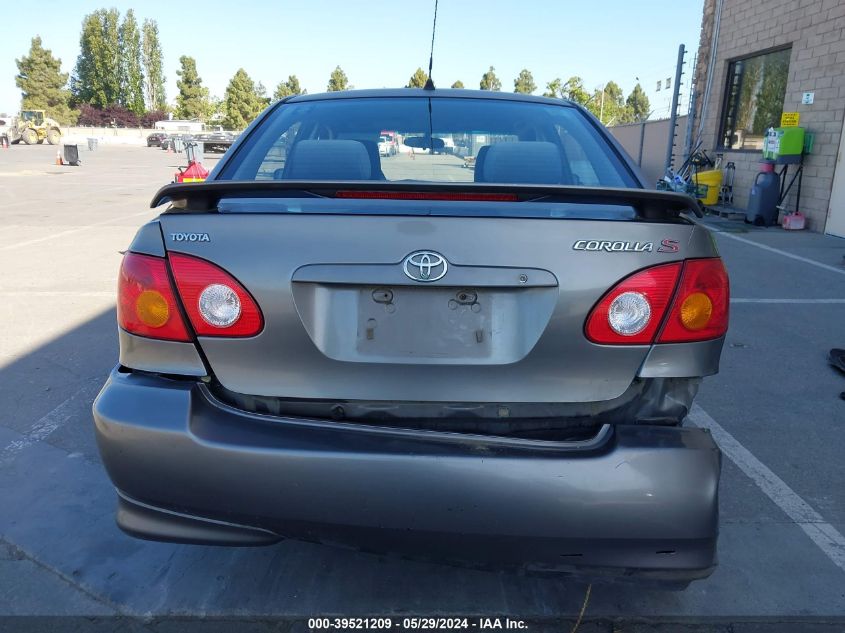 2003 Toyota Corolla S VIN: 1NXBR32E43Z134480 Lot: 39521209