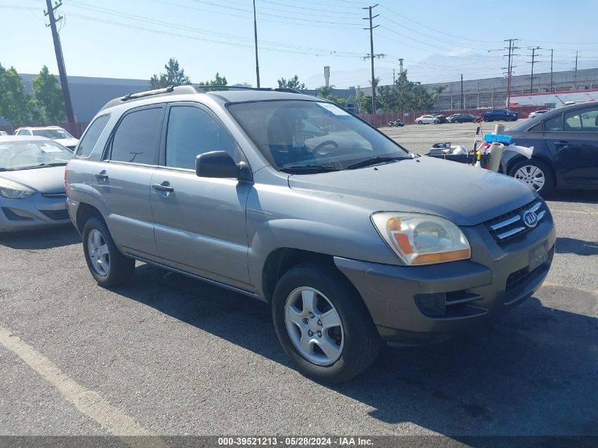 2007 Kia Sportage Lx VIN: KNDJF724777436308 Lot: 39521213