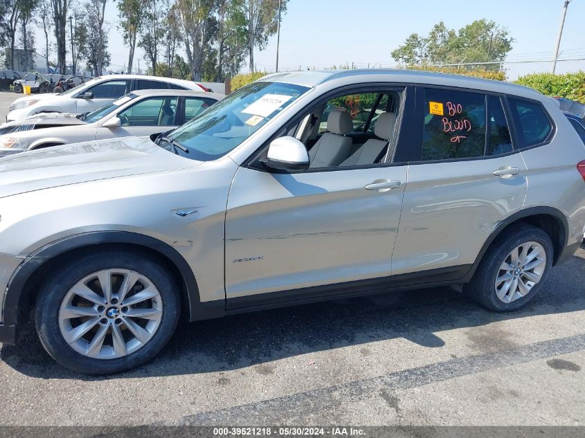 2017 BMW X3 xDrive28I VIN: 5UXWX9C59H0T12149 Lot: 39521218