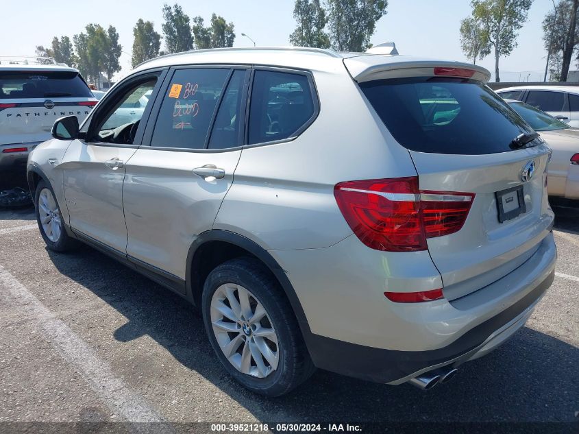 2017 BMW X3 xDrive28I VIN: 5UXWX9C59H0T12149 Lot: 39521218