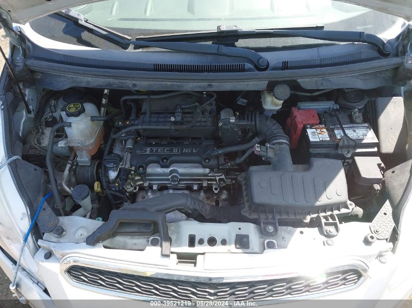 2013 Chevrolet Spark 1Lt Auto VIN: KL8CD6S96DC621224 Lot: 39521219