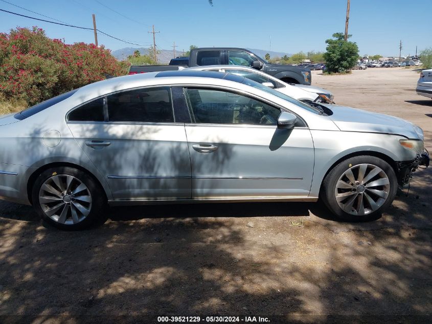 2010 Volkswagen Cc Luxury VIN: WVWHP7AN8AE561584 Lot: 39521229