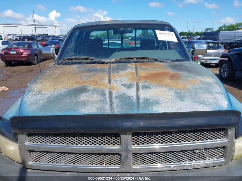 1996 Dodge Ram 1500 VIN: 3B7HF13ZXTG160422 Lot: 39521234