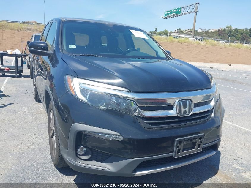 2020 Honda Pilot 2Wd Ex-L VIN: 5FNYF5H51LB007740 Lot: 39521236