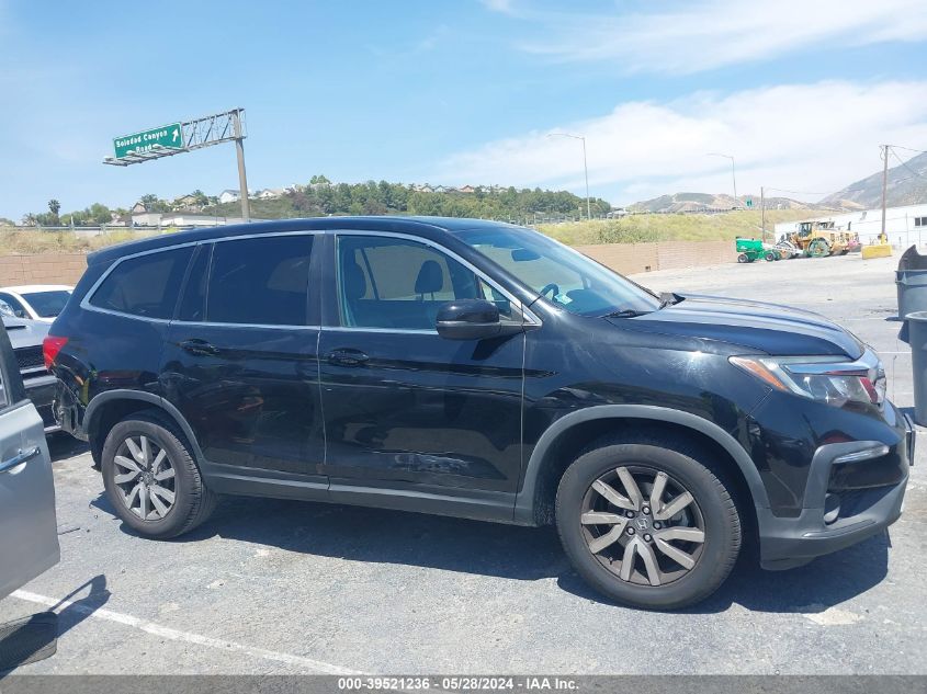 2020 Honda Pilot 2Wd Ex-L VIN: 5FNYF5H51LB007740 Lot: 39521236