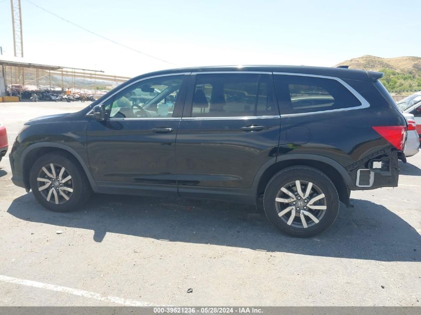 2020 Honda Pilot 2Wd Ex-L VIN: 5FNYF5H51LB007740 Lot: 39521236