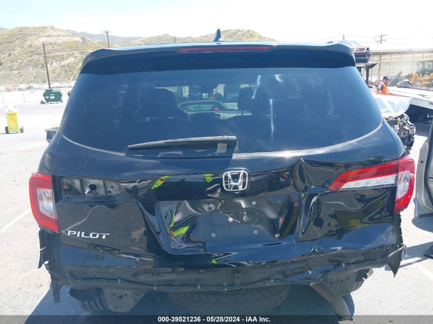 2020 Honda Pilot 2Wd Ex-L VIN: 5FNYF5H51LB007740 Lot: 39521236