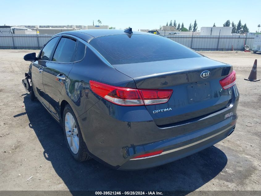 2017 Kia Optima Lx VIN: 5XXGT4L35HG137691 Lot: 39521246