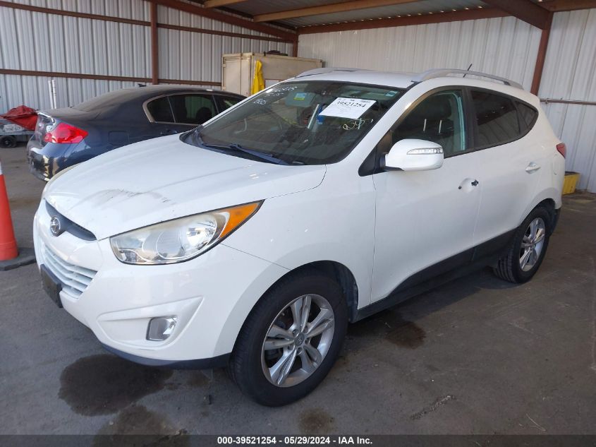 2013 Hyundai Tucson Gls VIN: KM8JU3ACXDU557009 Lot: 39521254