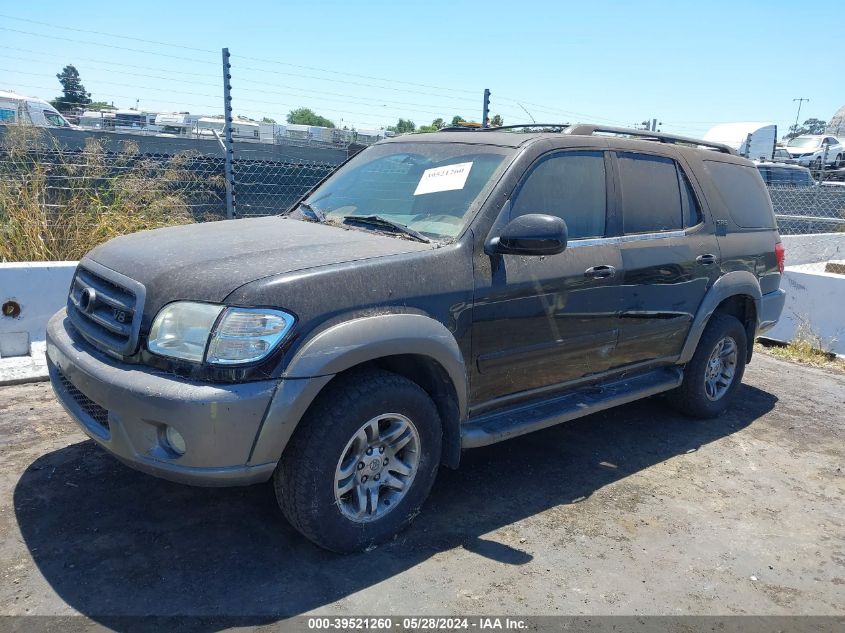 2004 Toyota Sequoia Sr5 V8 VIN: 5TDBT44A24S210080 Lot: 39521260