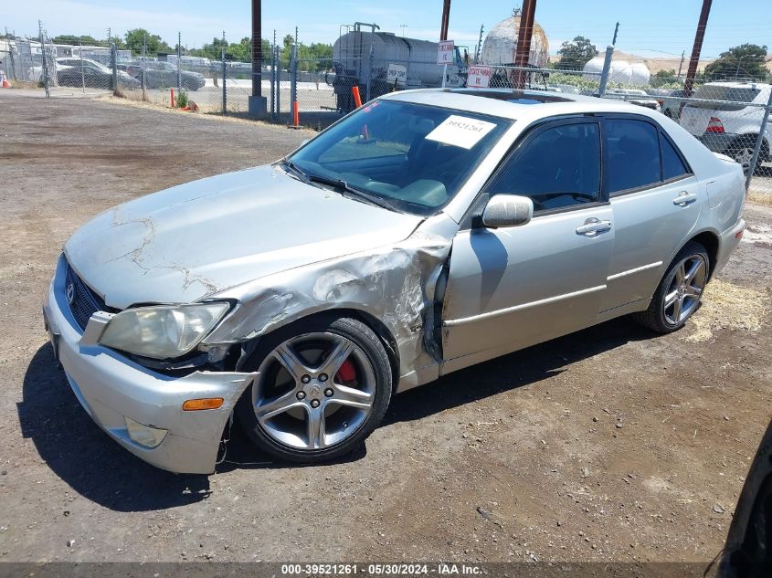 2002 Lexus Is 300 Base W/5-Speed Manual VIN: JTHBD192920053062 Lot: 39521261