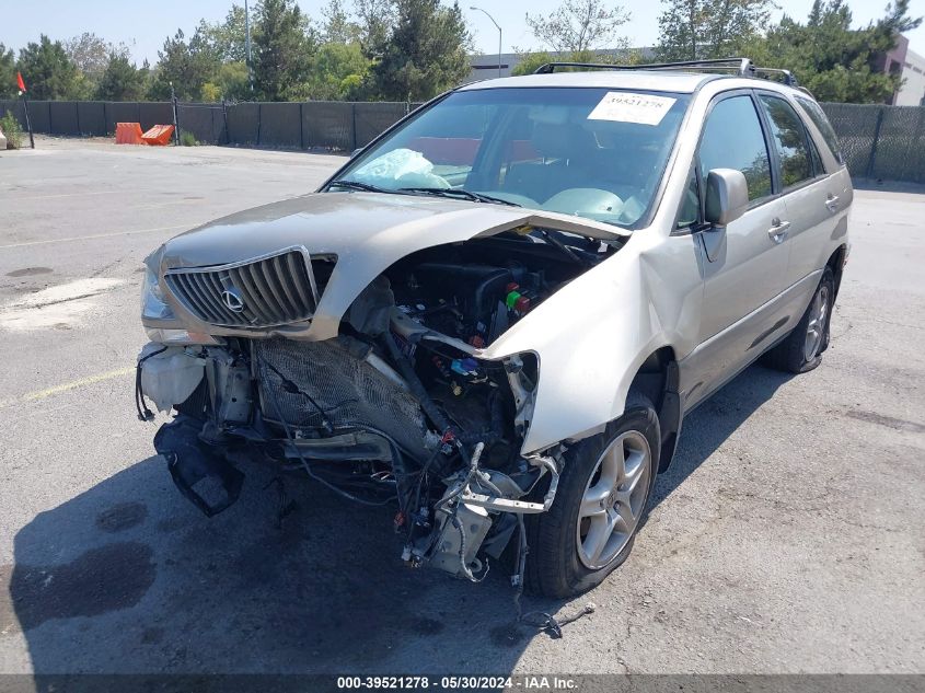 1999 Lexus Rx 300 VIN: JT6HF10U3X0065856 Lot: 39521278