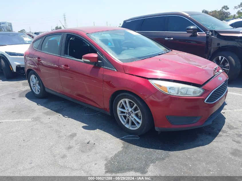 2015 Ford Focus Se VIN: 1FADP3K2XFL222121 Lot: 39521288