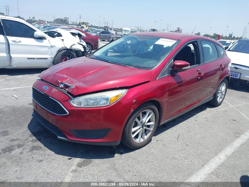 2015 Ford Focus Se VIN: 1FADP3K2XFL222121 Lot: 39521288