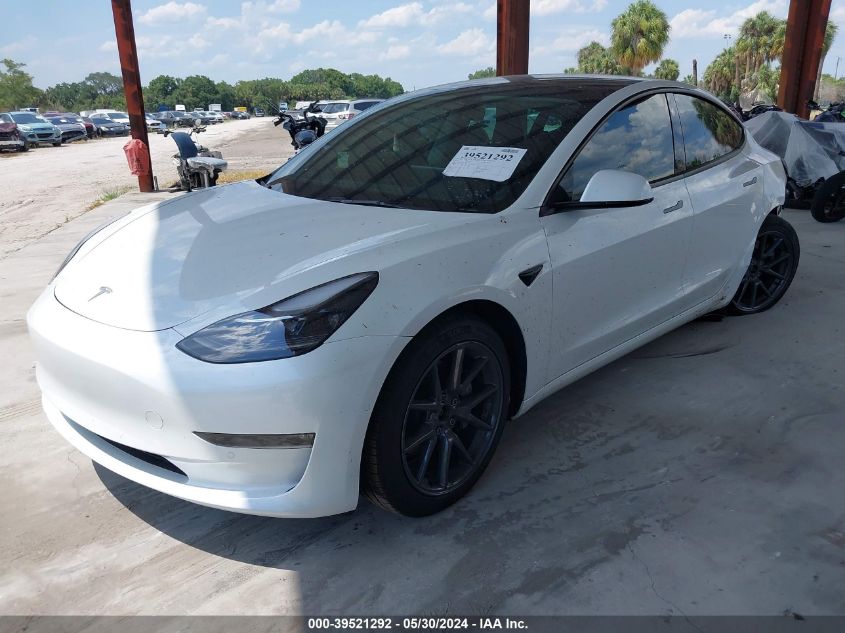 2022 TESLA MODEL 3 LONG RANGE DUAL MOTOR ALL-WHEEL DRIVE - 5YJ3E1EB0NF335329