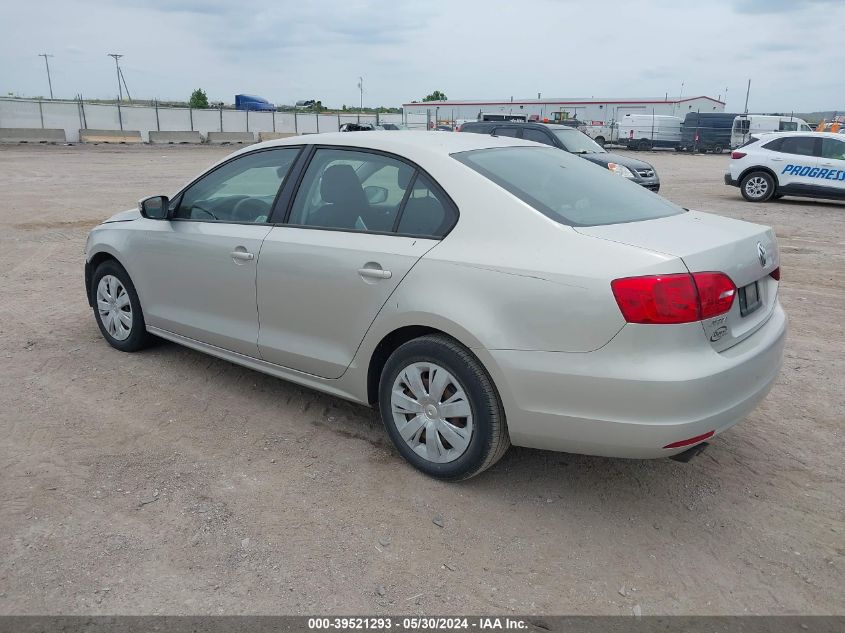 2012 Volkswagen Jetta 2.5L Se VIN: 3VWDX7AJ6CM300850 Lot: 39521293