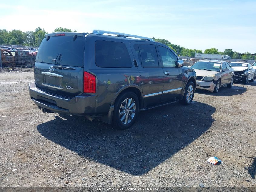 2010 Infiniti Qx56 VIN: 5N3ZA0NE7AN909224 Lot: 39521297