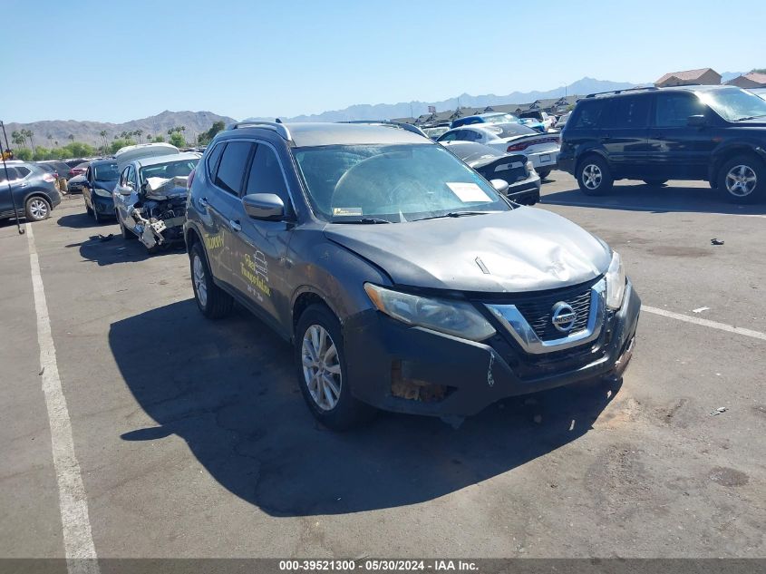 2017 Nissan Rogue Sv VIN: KNMAT2MTXHP617601 Lot: 39521300