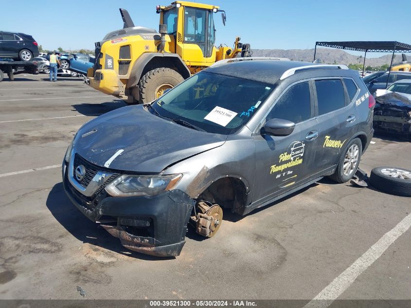 2017 Nissan Rogue Sv VIN: KNMAT2MTXHP617601 Lot: 39521300