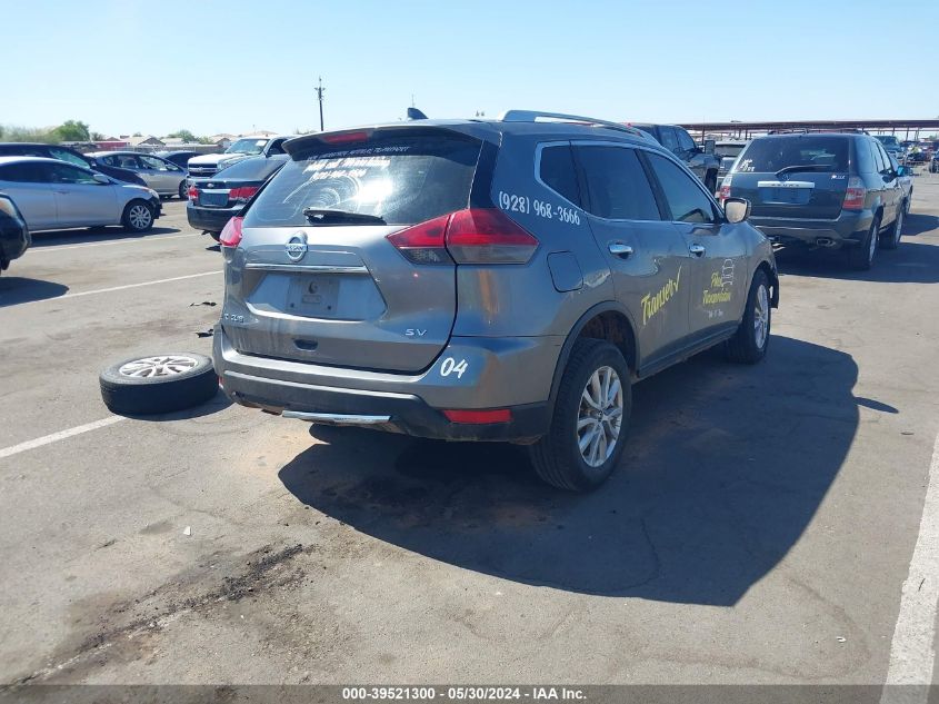 2017 Nissan Rogue Sv VIN: KNMAT2MTXHP617601 Lot: 39521300