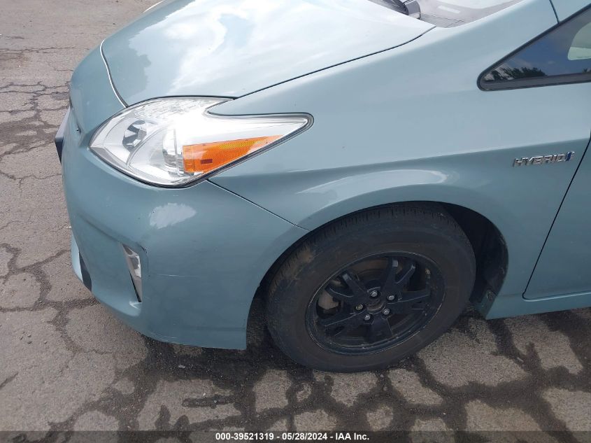 2012 Toyota Prius Two VIN: JTDKN3DU3C1557573 Lot: 39521319