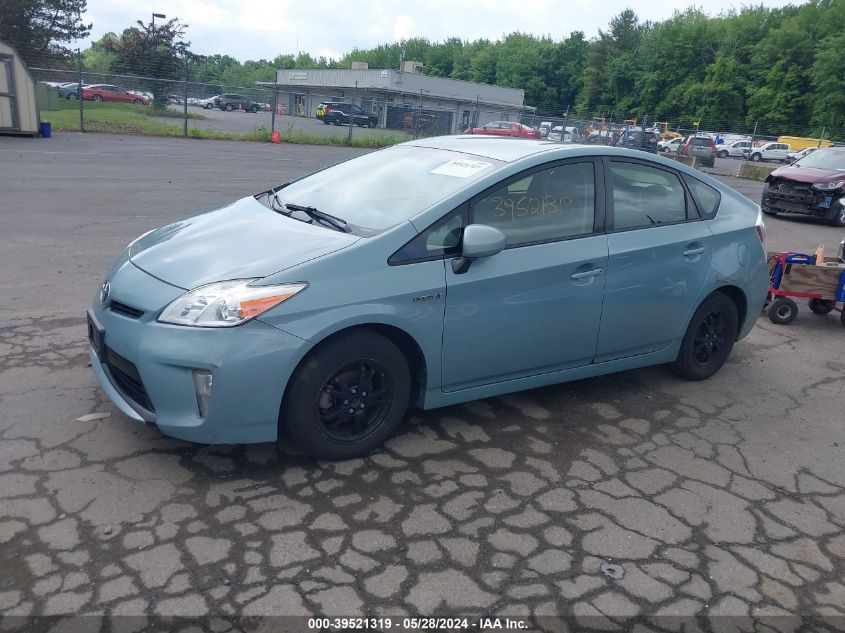 2012 Toyota Prius Two VIN: JTDKN3DU3C1557573 Lot: 39521319