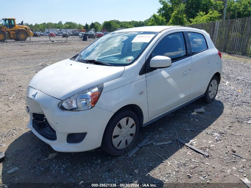 2015 Mitsubishi Mirage De VIN: ML32A3HJ8FH040876 Lot: 39521336