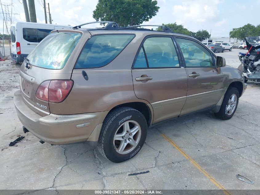 1999 Lexus Rx 300 VIN: JT6GF10UXX0008520 Lot: 39521347