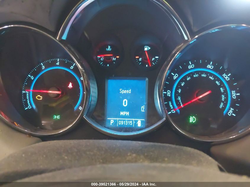 2011 Chevrolet Cruze 1Lt VIN: 1G1PF5S98B7269243 Lot: 39521366