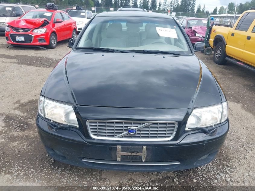 2005 Volvo S80 2.5T/2.5T Awd VIN: YV1TH592051397597 Lot: 39521374