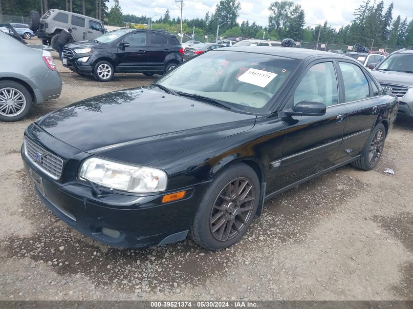 2005 Volvo S80 2.5T/2.5T Awd VIN: YV1TH592051397597 Lot: 39521374