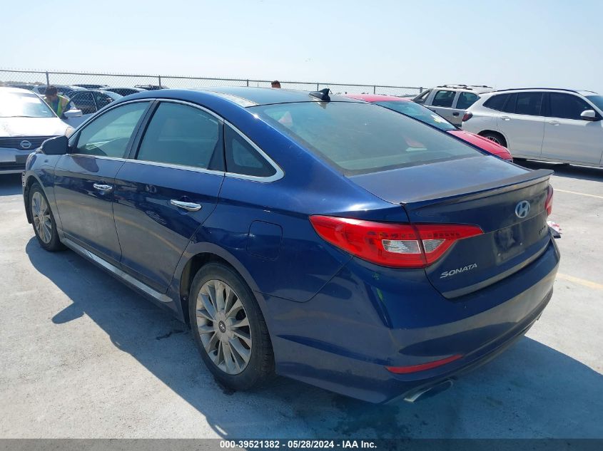 2015 Hyundai Sonata Limited VIN: 5NPE34AF7FH011256 Lot: 39521382