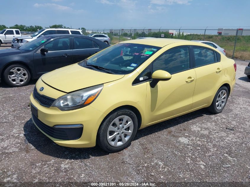 2016 Kia Rio Lx VIN: KNADM4A37G6554517 Lot: 39521391