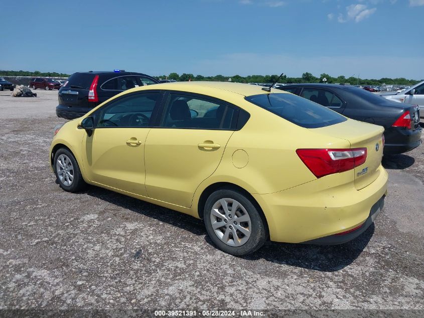 2016 Kia Rio Lx VIN: KNADM4A37G6554517 Lot: 39521391