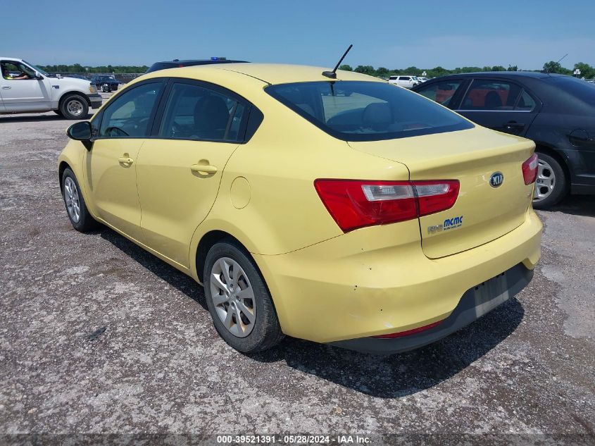 2016 Kia Rio Lx VIN: KNADM4A37G6554517 Lot: 39521391