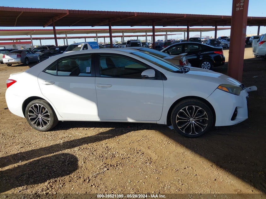 2014 Toyota Corolla S Plus VIN: 2T1BURHEXEC080972 Lot: 39521395