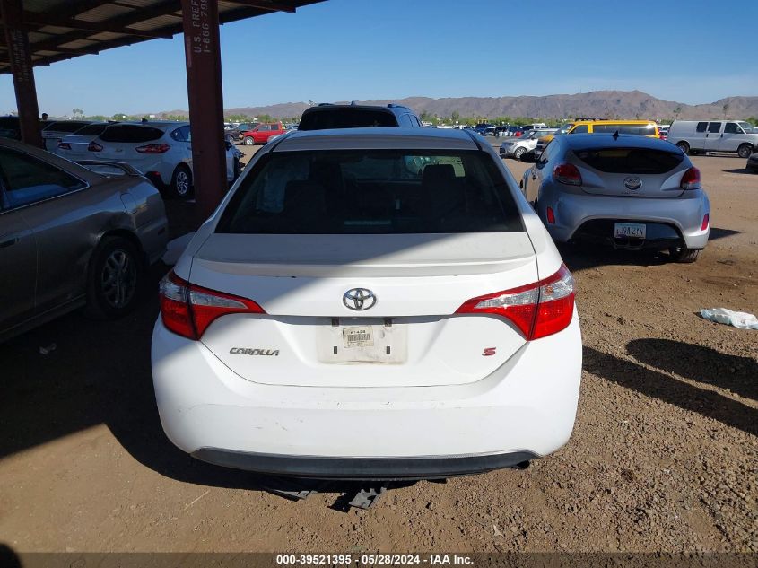 2014 Toyota Corolla S Plus VIN: 2T1BURHEXEC080972 Lot: 39521395