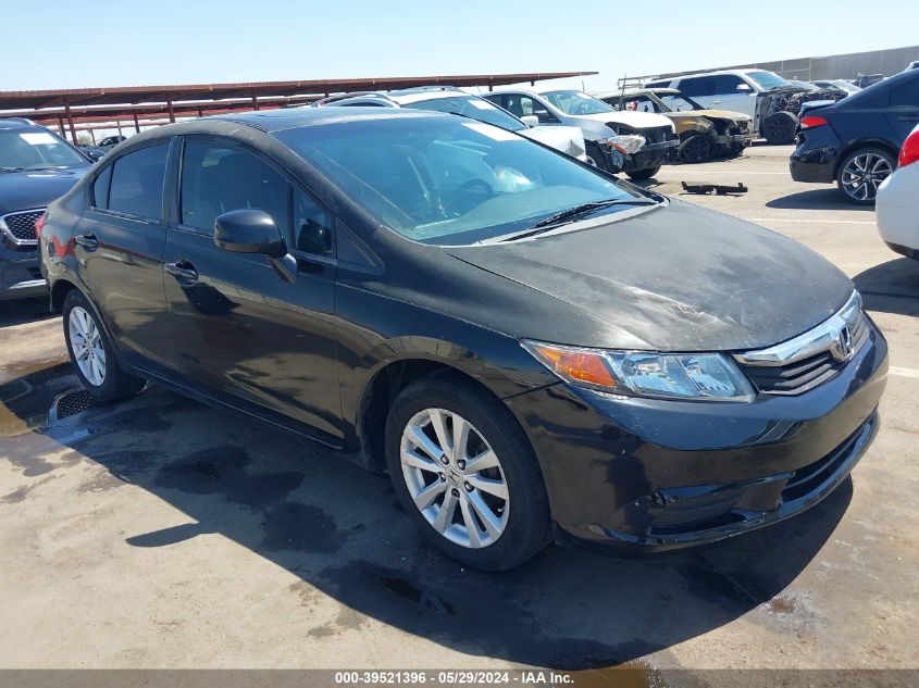 2012 Honda Civic Ex-L VIN: 19XFB2F98CE042370 Lot: 39521396