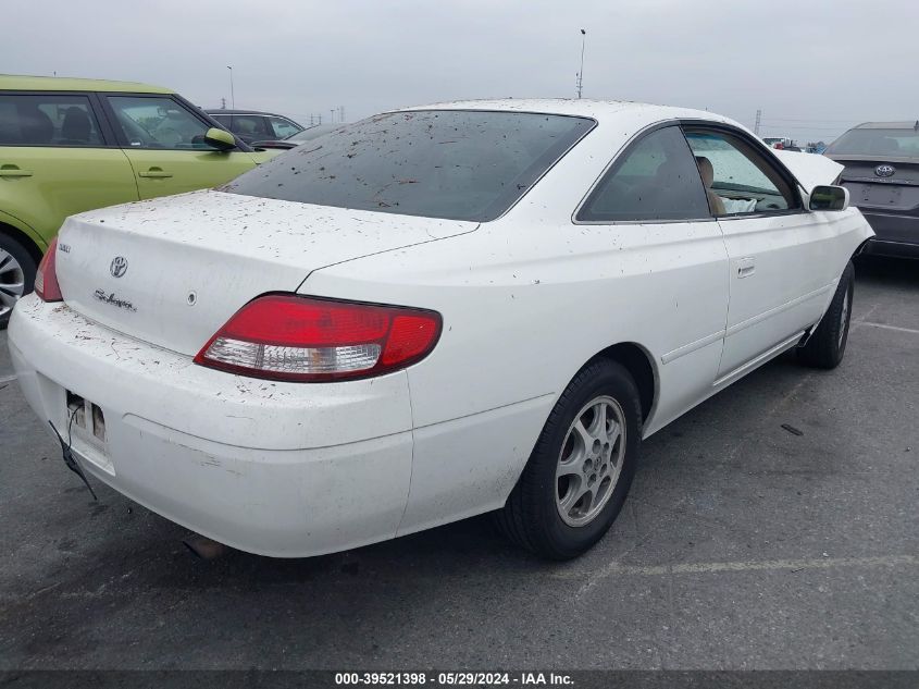 2000 Toyota Camry Solara Se VIN: 2T1CG22P1YC310772 Lot: 39521398