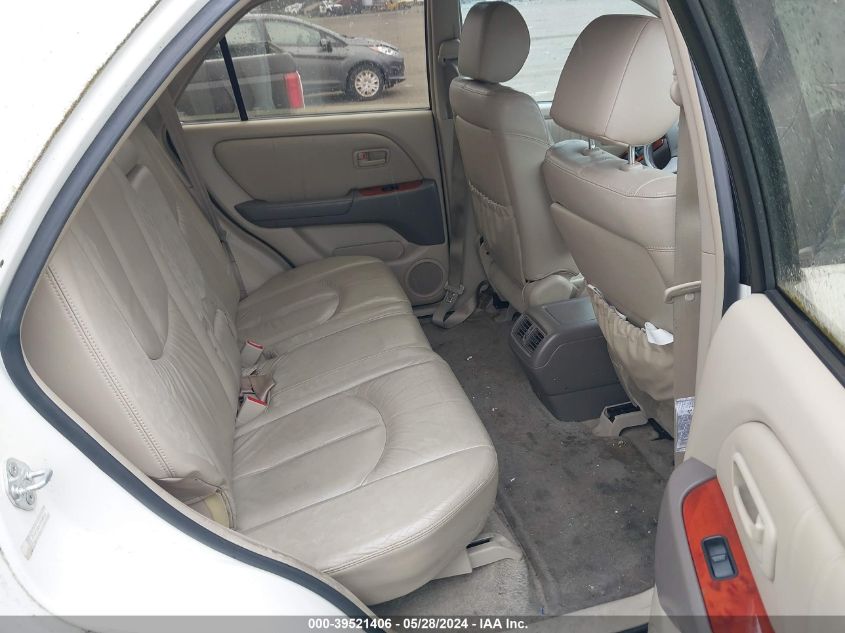 2000 Lexus Rx 300 VIN: JT6HF10U6Y0095919 Lot: 39521406