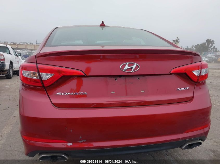 2015 Hyundai Sonata Sport VIN: 5NPE34AF8FH180296 Lot: 39521414