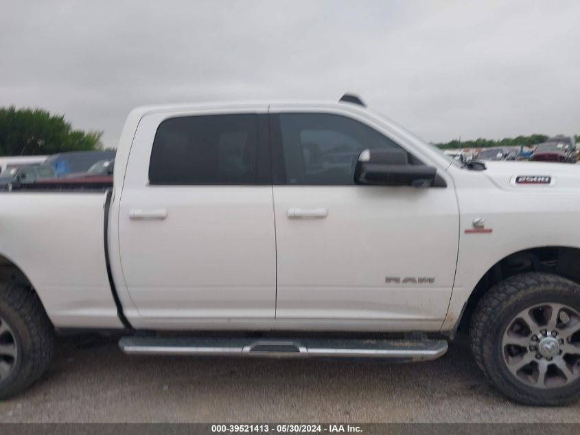 2020 Ram 2500 Big Horn 4X4 6'4 Box VIN: 3C6UR5DL6LG117078 Lot: 39521413