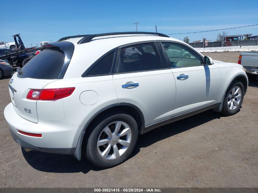 2004 Infiniti Fx35 VIN: JNRAS08W84X224945 Lot: 39521415