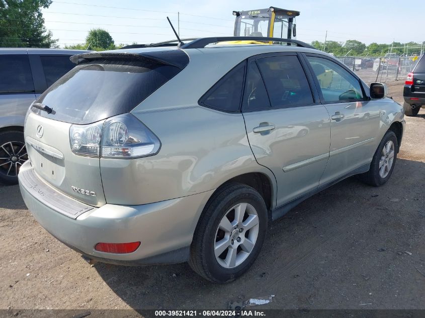 2004 Lexus Rx 330 VIN: JTJHA31U140023230 Lot: 39521421